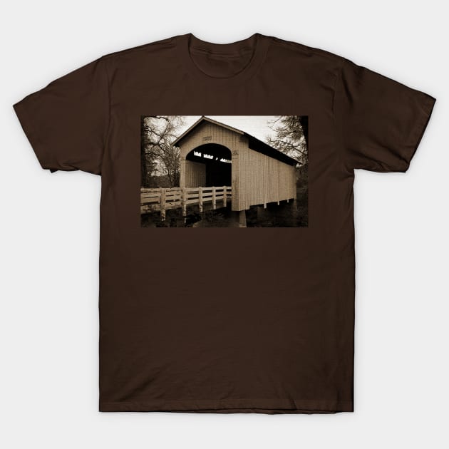 Oregon Bridge T-Shirt by KirtTisdale